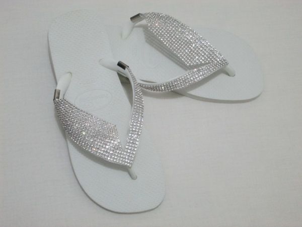 Havaianas com Strass Prata