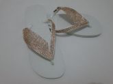 Havaianas com Strass Dourado