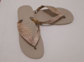Havaianas com Strass Dourado